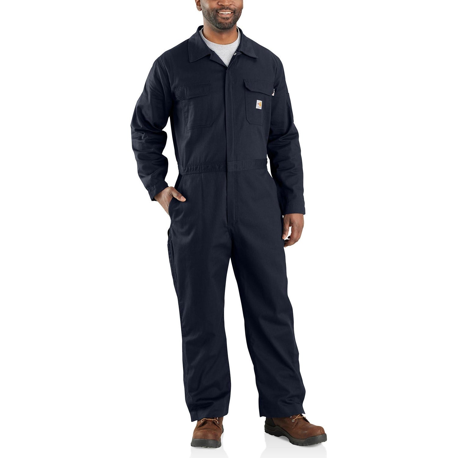 アキ　オーバーオール　ダブルニー　レインウェア　carhartt PVC Carhartt-105016-Flame-