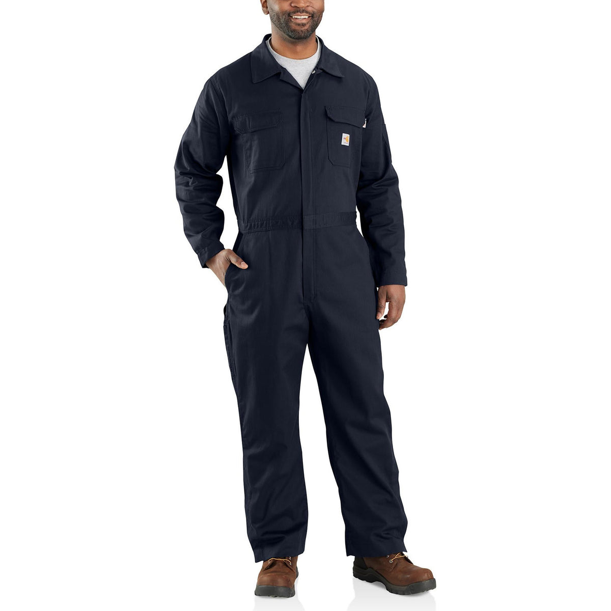 Carhartt Men&#39;s Flame Resistant Loose Fit Twill Coverall - Work World - Workwear, Work Boots, Safety Gear