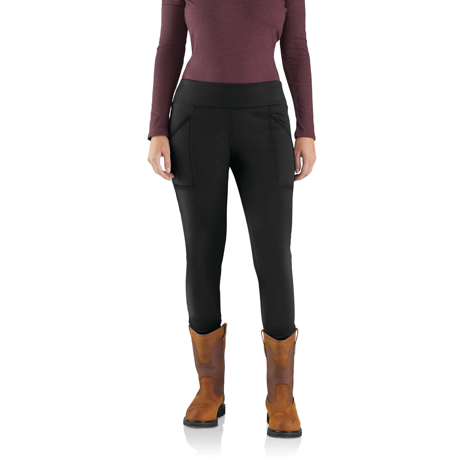 Carhartt Women's Force® Fitted Heavyweight Lined Legging - Work World - Workwear, Work Boots, Safety Gear