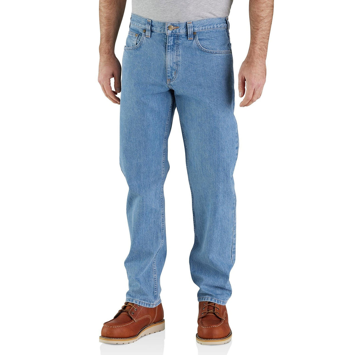 Carhartt Men's Relaxed Fit Straight Leg 5-Pocket Jean Pants Carhartt Cove 28 30 Inseam