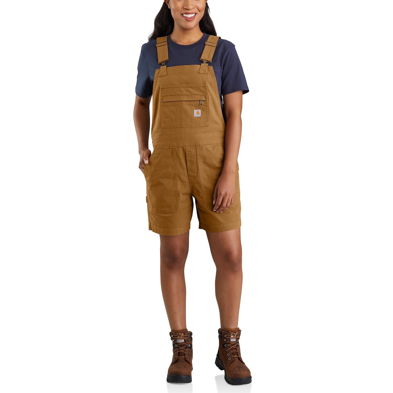 Carhartt Women's Rugged Flex Canvas Shortall - Work World - Workwear, Work Boots, Safety Gear
