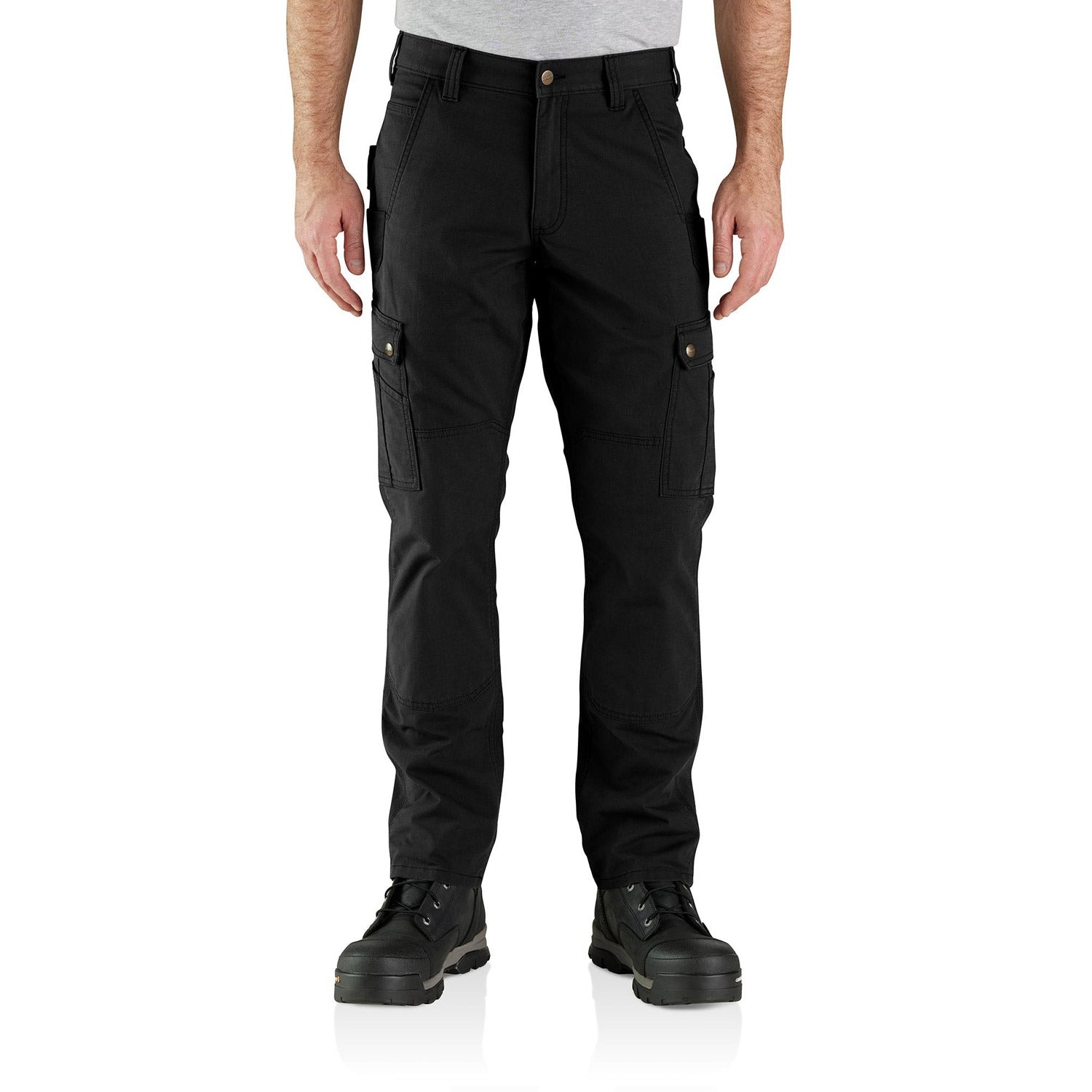 Carhartt Men's Rugged Flex® Ripstop Cargo Work Pant_Black - Work World - Workwear, Work Boots, Safety Gear