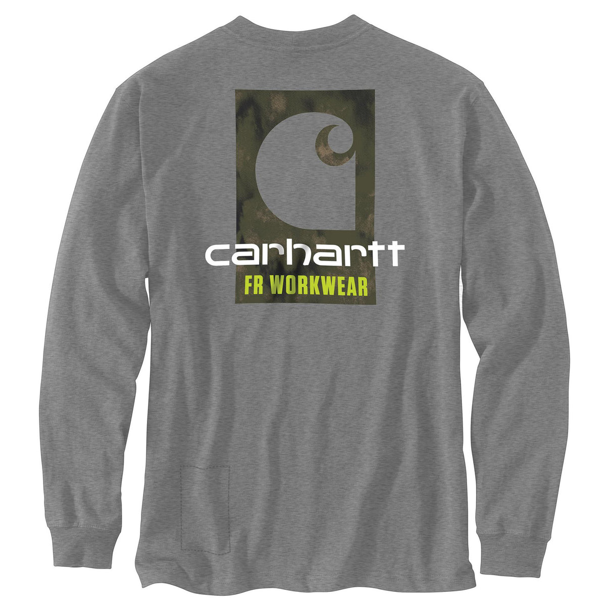 Carhartt Men&#39;s Flame Resistant Force Loose Fit Graphic Long Sleeve T-Shirt - Work World - Workwear, Work Boots, Safety Gear