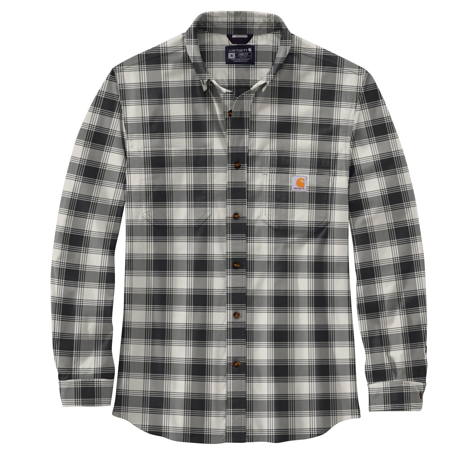 Carhartt Men's Rugged Flex® Button-Up Long Sleeve Flannel Shirt - Work World - Workwear, Work Boots, Safety Gear
