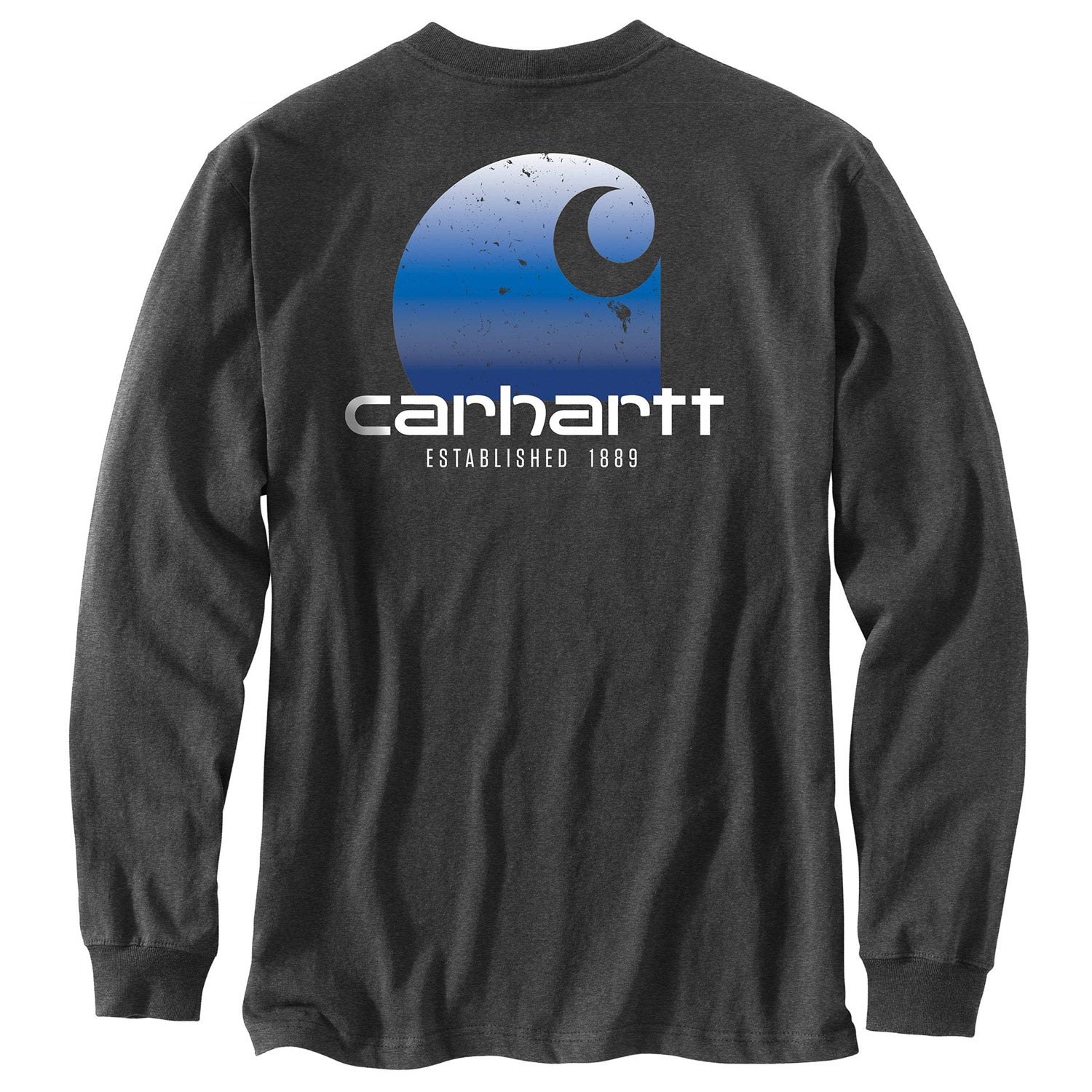 Carhartt Men's Relaxed Fit Heavyweight Pocket "C" Graphic Long Sleeve T-Shirt - Work World - Workwear, Work Boots, Safety Gear