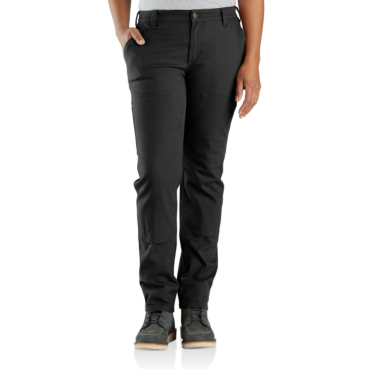 Carhartt Women&#39;s Rugged Flex® Double-Front Canvas Pant - Work World - Workwear, Work Boots, Safety Gear
