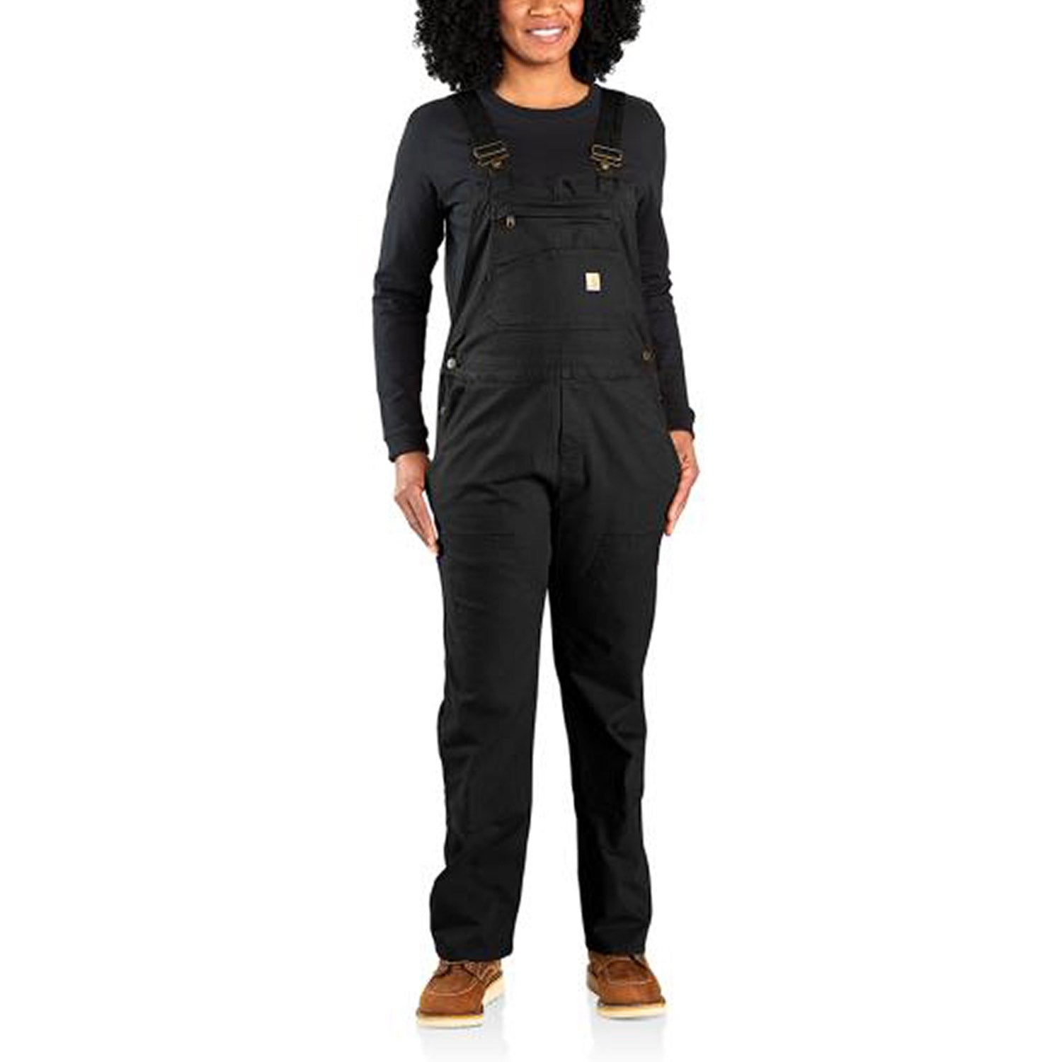 Carhartt Women's Rugged Flex® Double-Front Canvas Bib - Work World - Workwear, Work Boots, Safety Gear