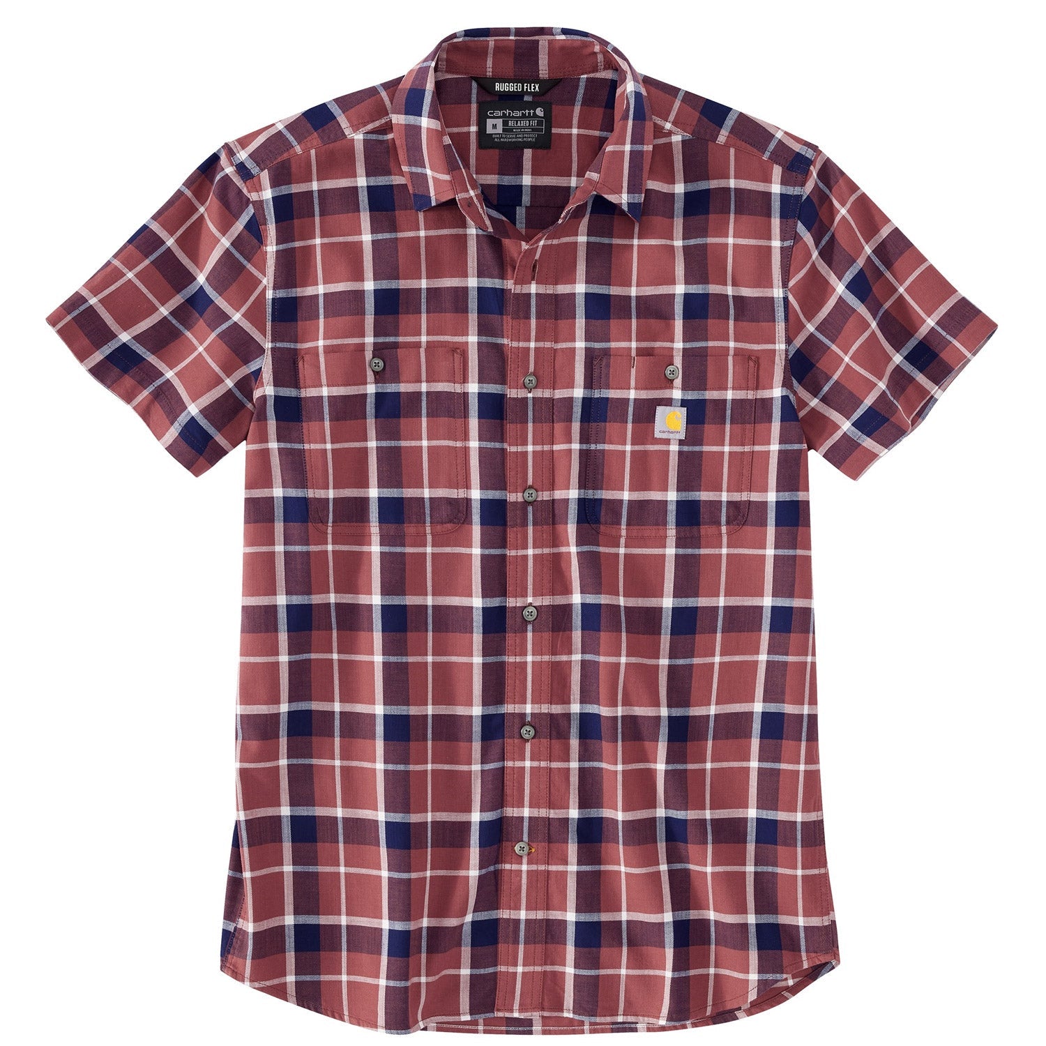 Carhartt Men's Rugged Flex Lightweight Button-Down Short Sleeve