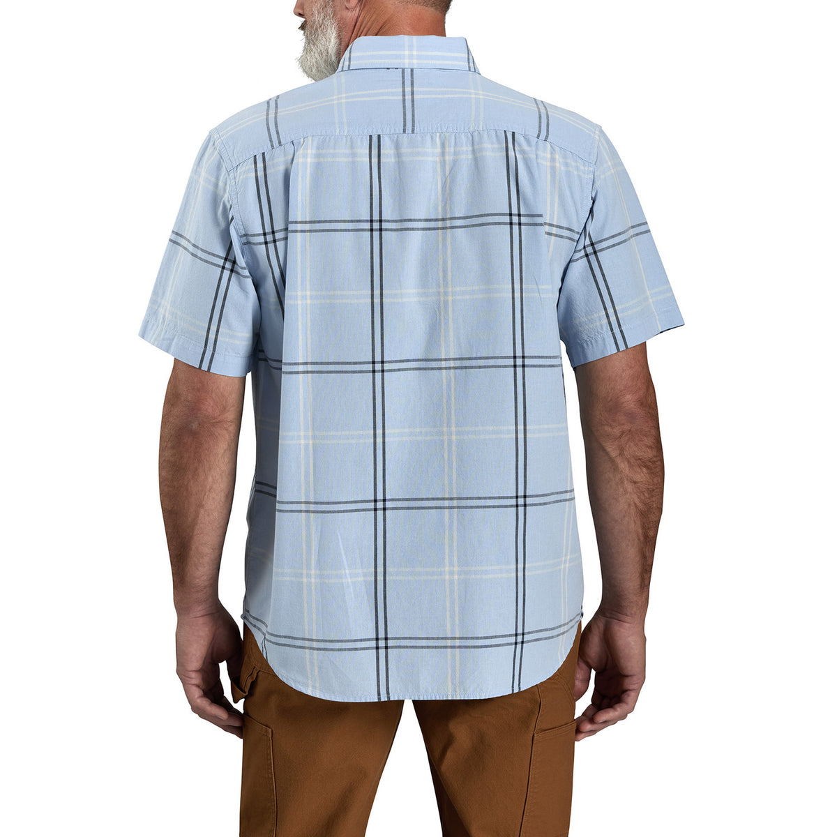 Carhartt Men&#39;s Loose Fit Button-Down Short Sleeve Plaid Work Shirt - Work World - Workwear, Work Boots, Safety Gear