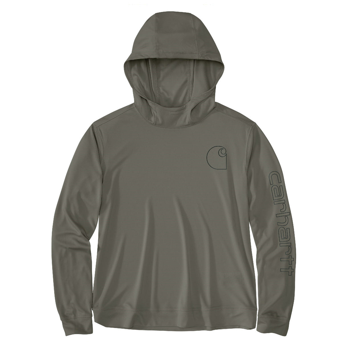 Carhartt Women's Force Sun Defender Relaxed Fit Long Sleeve Graphic Hooded T-Shirt - Work World - Workwear, Work Boots, Safety Gear