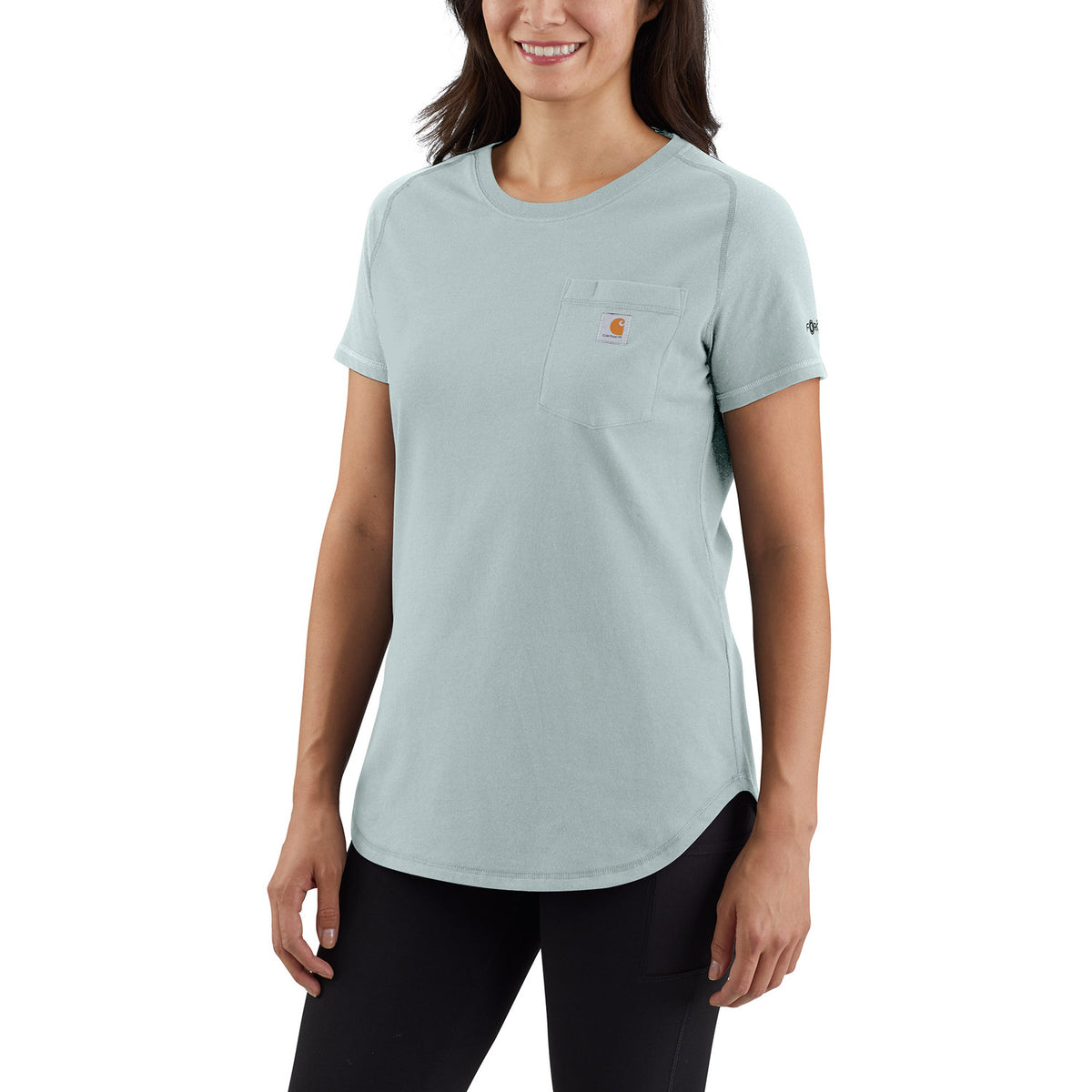 Carhartt Women&#39;s Force® Relaxed Fit Midweight Pocket T-Shirt - Work World - Workwear, Work Boots, Safety Gear