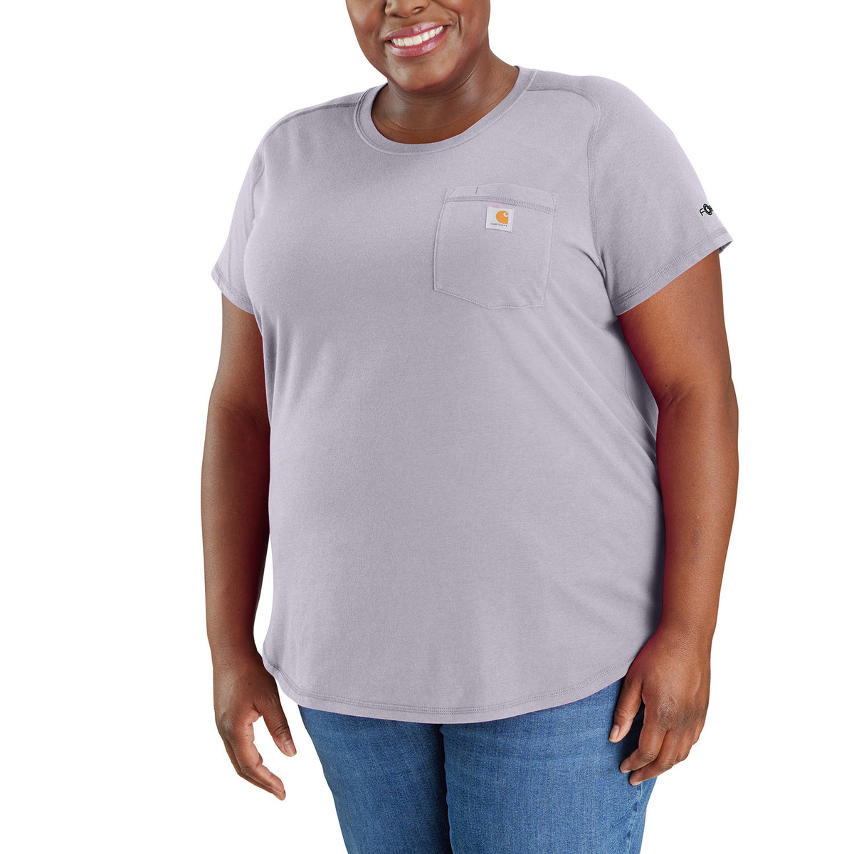 Carhartt Women&#39;s Force® Relaxed Fit Midweight Pocket T-Shirt - Work World - Workwear, Work Boots, Safety Gear
