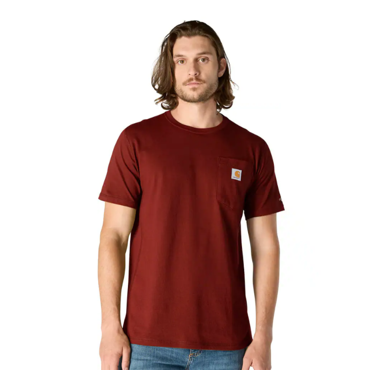 Carhartt Men's Force® Relaxed Fit Midweight Short Sleeve Pocket Tee - Work World - Workwear, Work Boots, Safety Gear