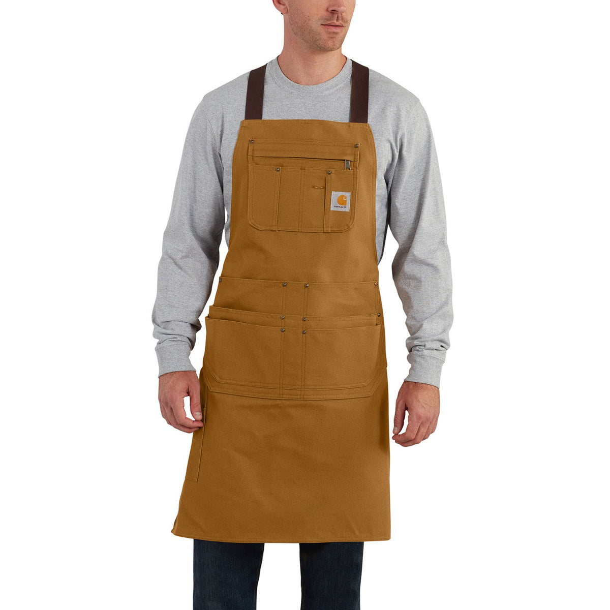 Carhartt Firm Duck Multi-Pocket Apron Aprons & Tool Belts Carhartt Carhartt Brown OS
