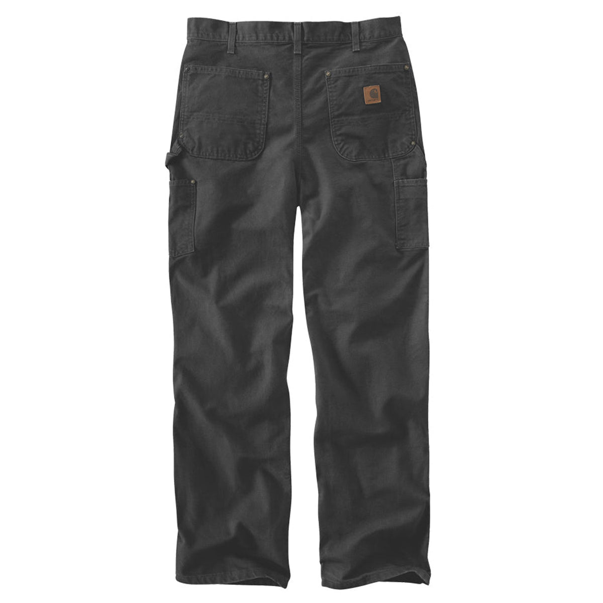 Carhartt Men&#39;s Washed Duck Double-Front Work Dungaree_Black - Work World - Workwear, Work Boots, Safety Gear