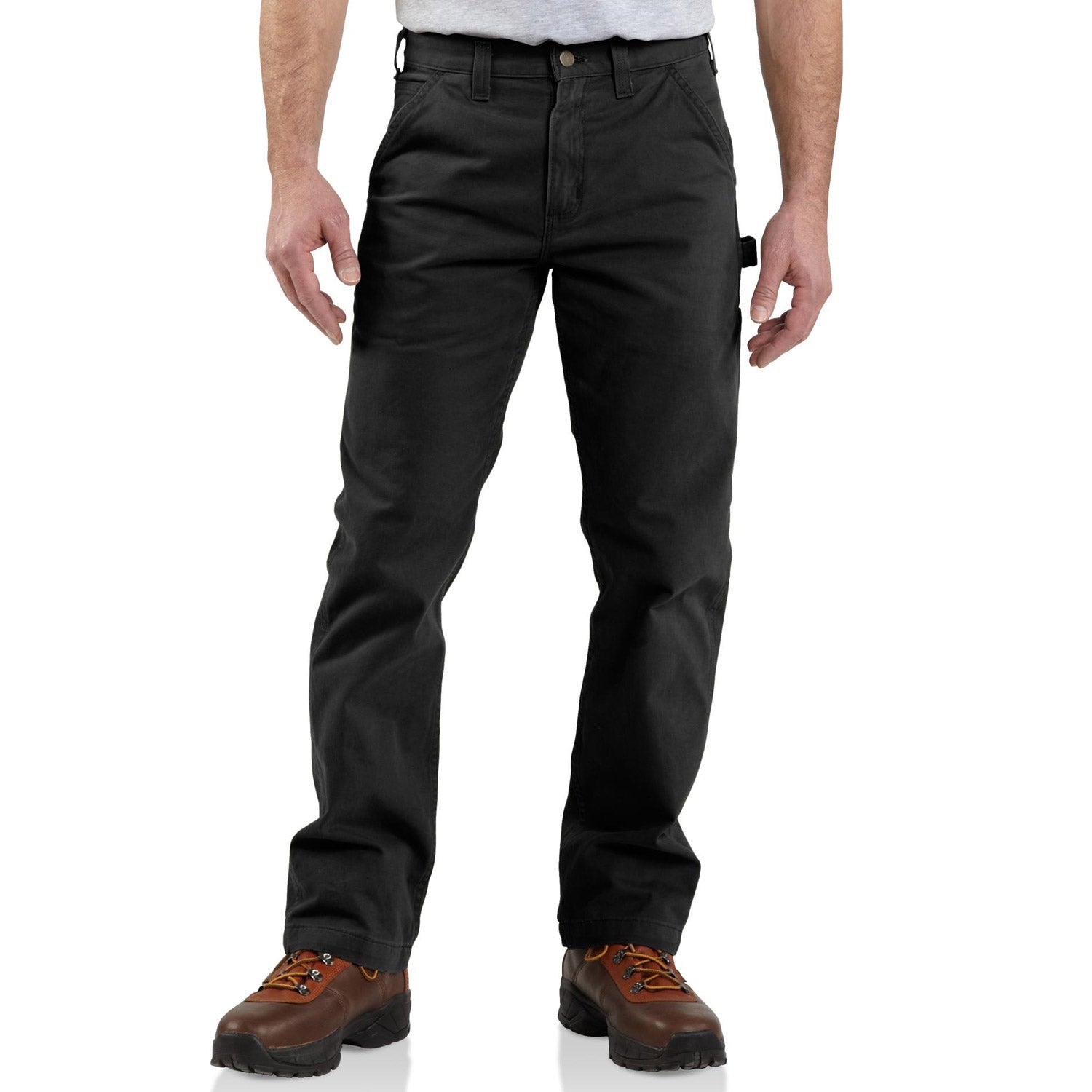 Carhartt Washed Twill Dungaree_Black - Work World - Workwear, Work Boots, Safety Gear