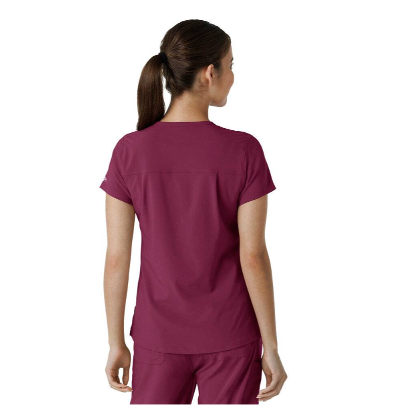 Carhartt Women's Force Cross Flex Tuck-In Scrub Top - Work World - Workwear, Work Boots, Safety Gear