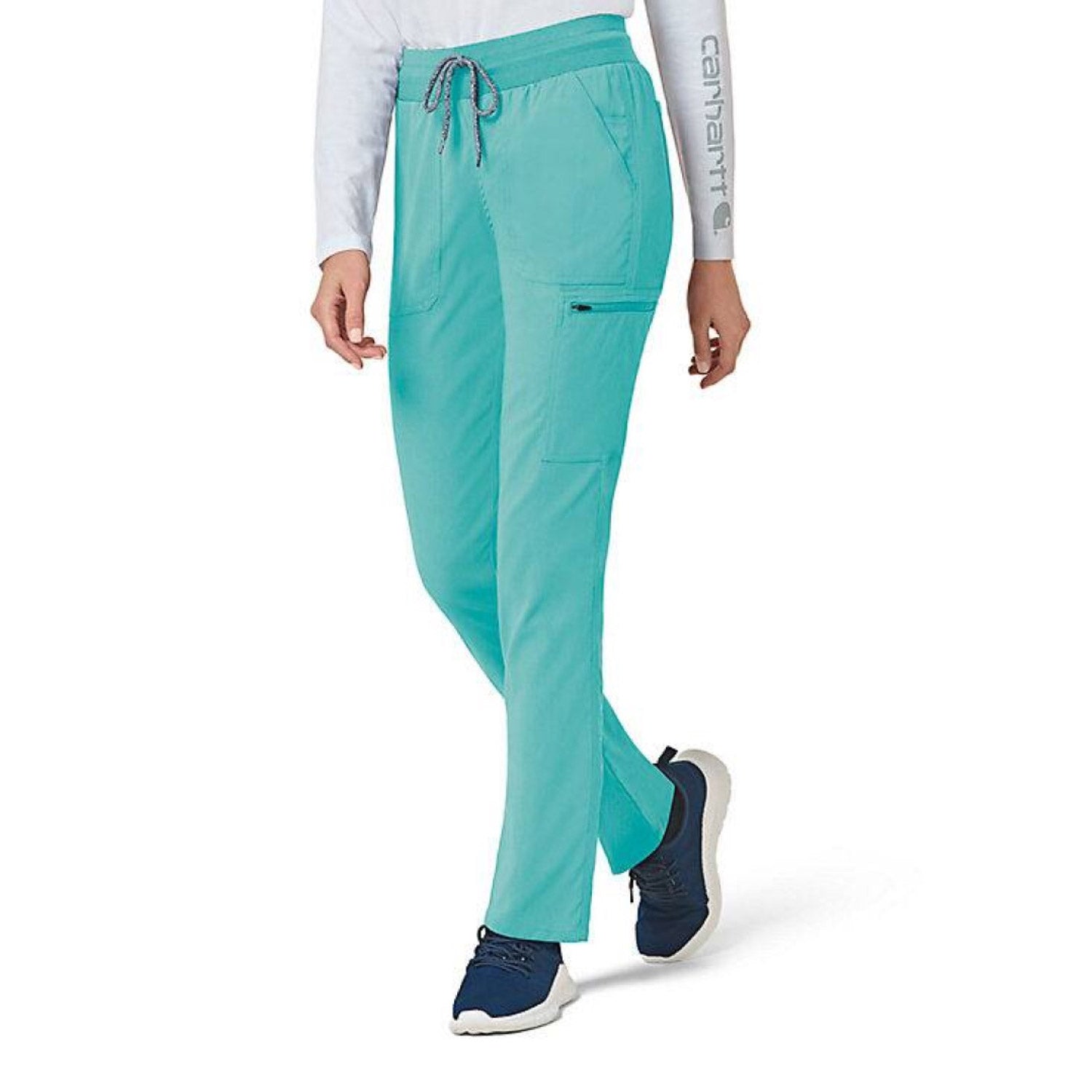 Carhartt Women's Rugged Flex® Slim Leg Scrub Pant_Aqua Sea - Work World - Workwear, Work Boots, Safety Gear