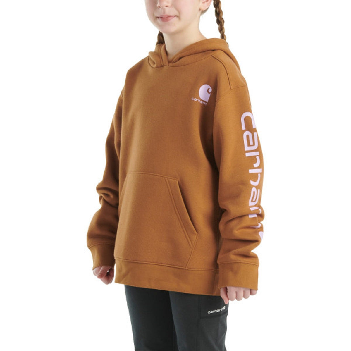 Carhartt Girls' Logo Graphic Hooded Sweatshirt Sweatshirts & Hoodies Carhartt