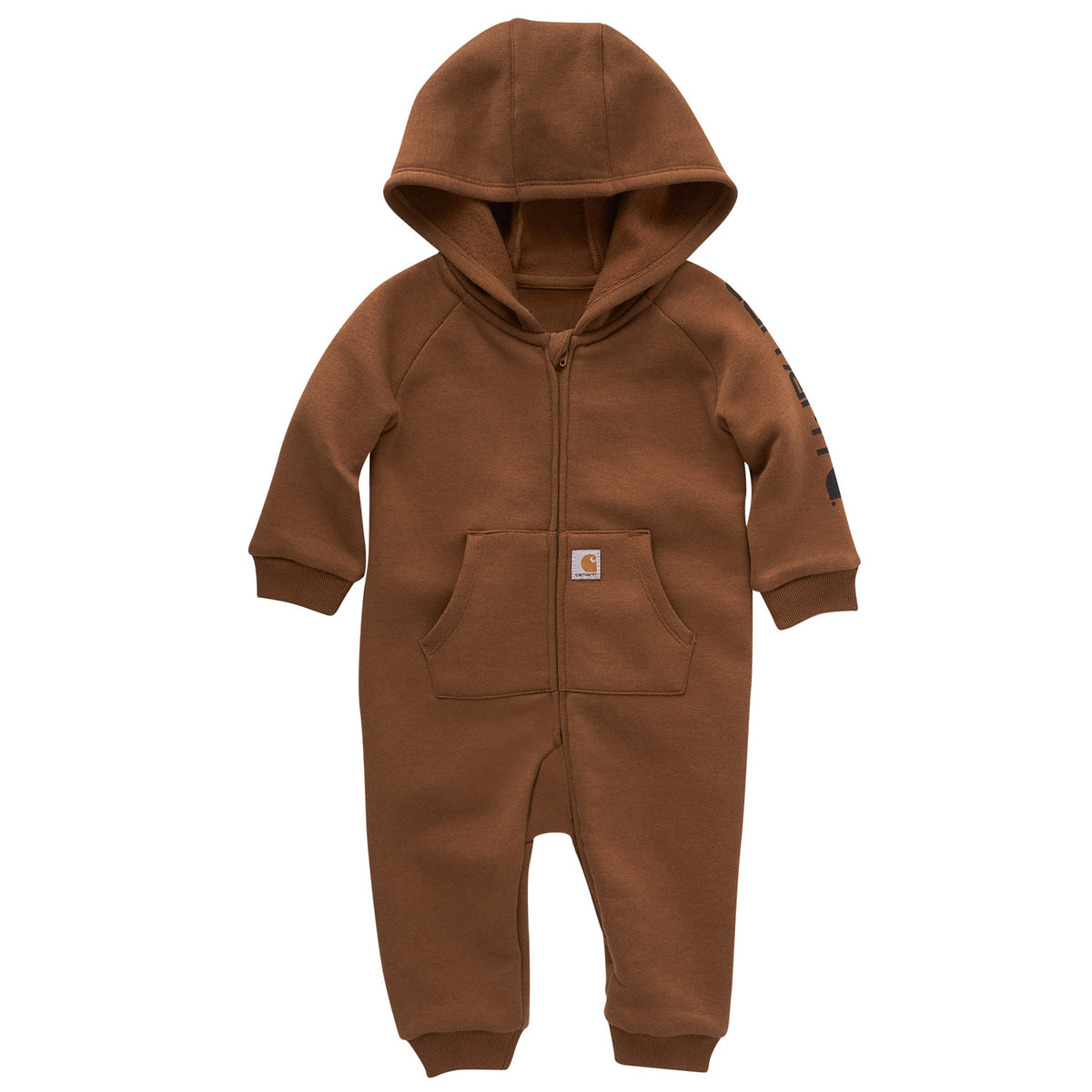 Carhartt Kids&#39; Fleece Zip-Front Logo Long Sleeve Coverall - Work World - Workwear, Work Boots, Safety Gear