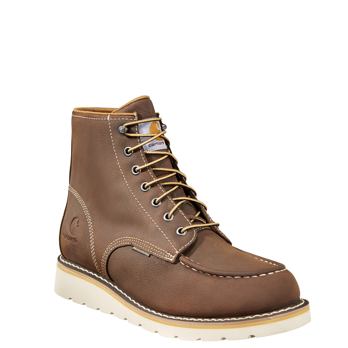 Carhartt Men's Waterproof 6" Steel Toe Wedge Work Boot Work Boots Carhartt