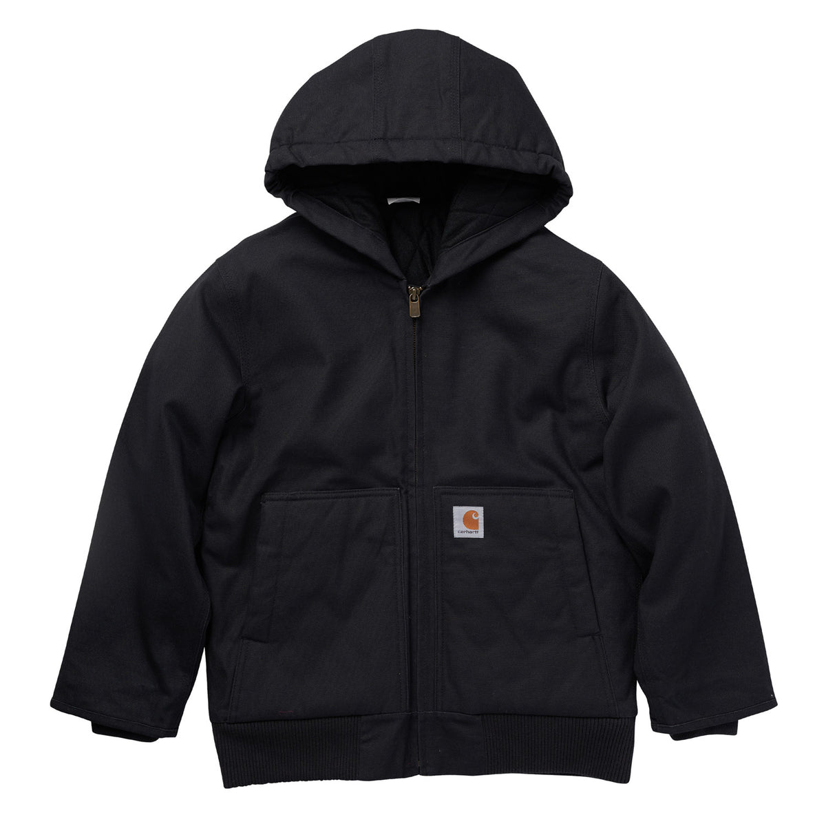 Carhartt Kids&#39; Flannel Quilt Hooded Active Jacket - Work World - Workwear, Work Boots, Safety Gear