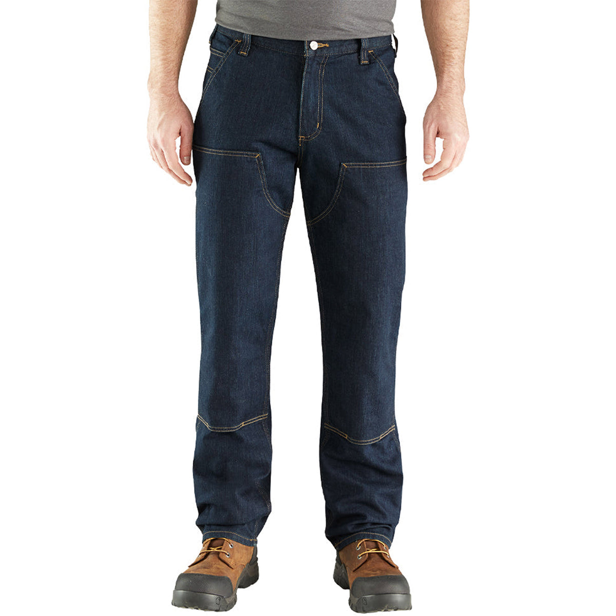 Carhartt Men's Rugged Flex® Relaxed Fit Double-Front Utility Jean Pants Carhartt Erie 30 30 Inseam