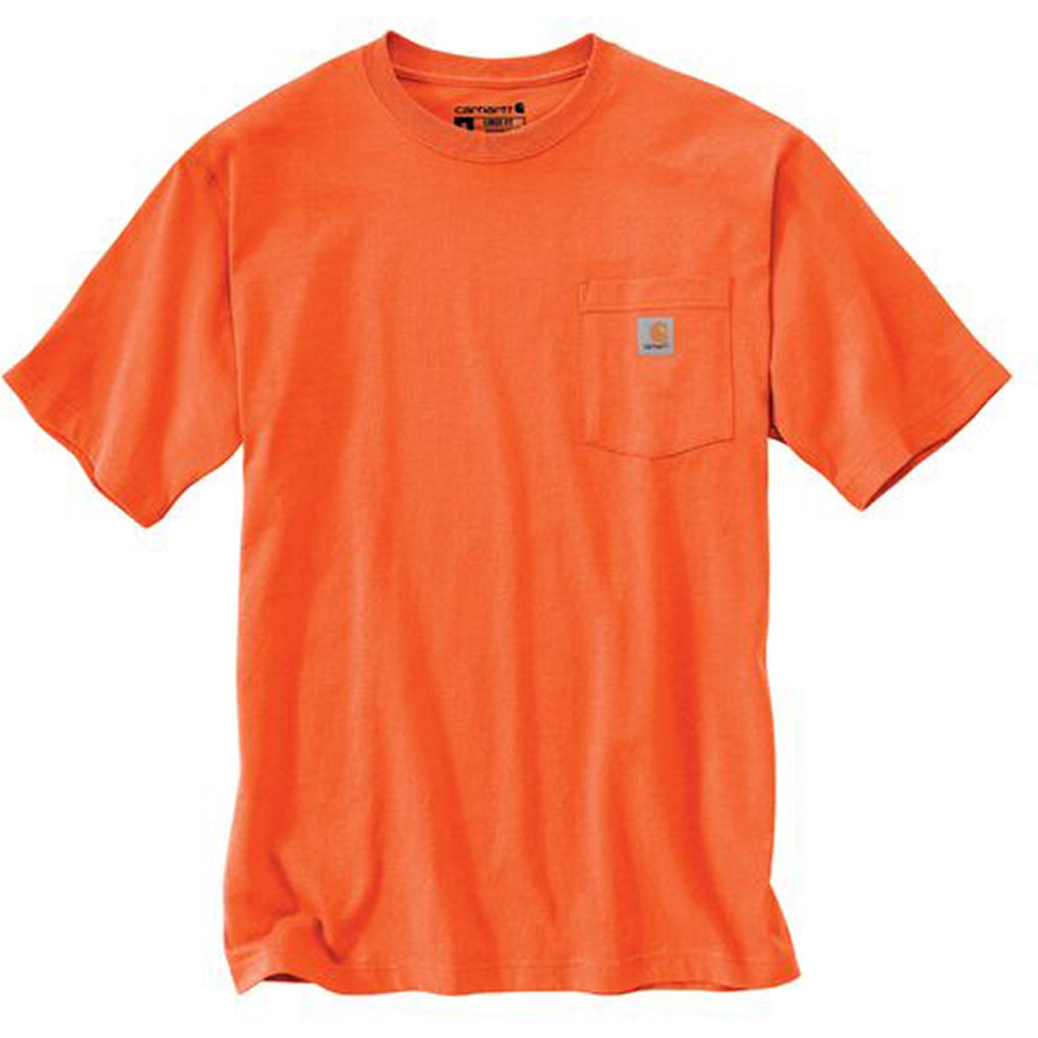 Carhartt Men's Short Sleeve Pocket T-Shirt_Brite Orange - Work World - Workwear, Work Boots, Safety Gear