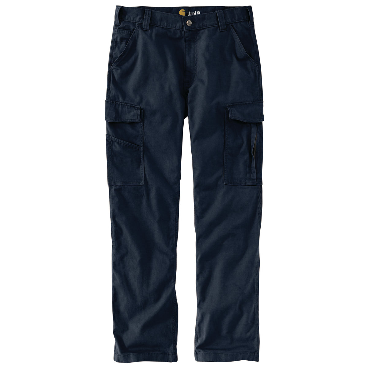 Carhartt Men's Rugged Flex® Fit Canvas Cargo Work Pant Pants Carhartt Navy 30 30 Inseam