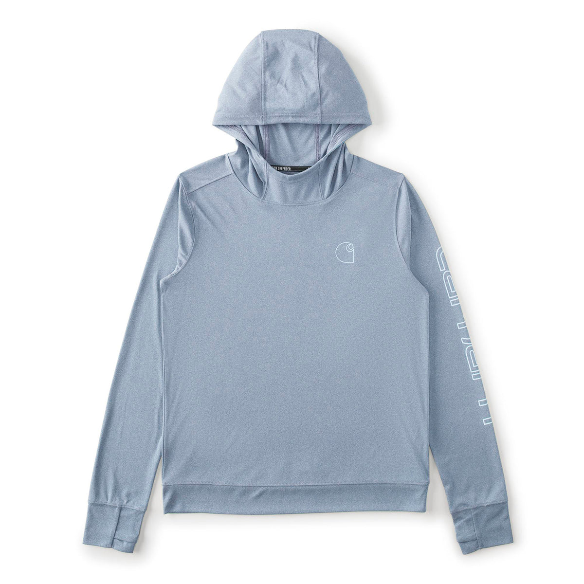 Carhartt Women's Force Sun Defender Relaxed Fit Long Sleeve Graphic Hooded T-Shirt Long Sleeve T-Shirts Carhartt