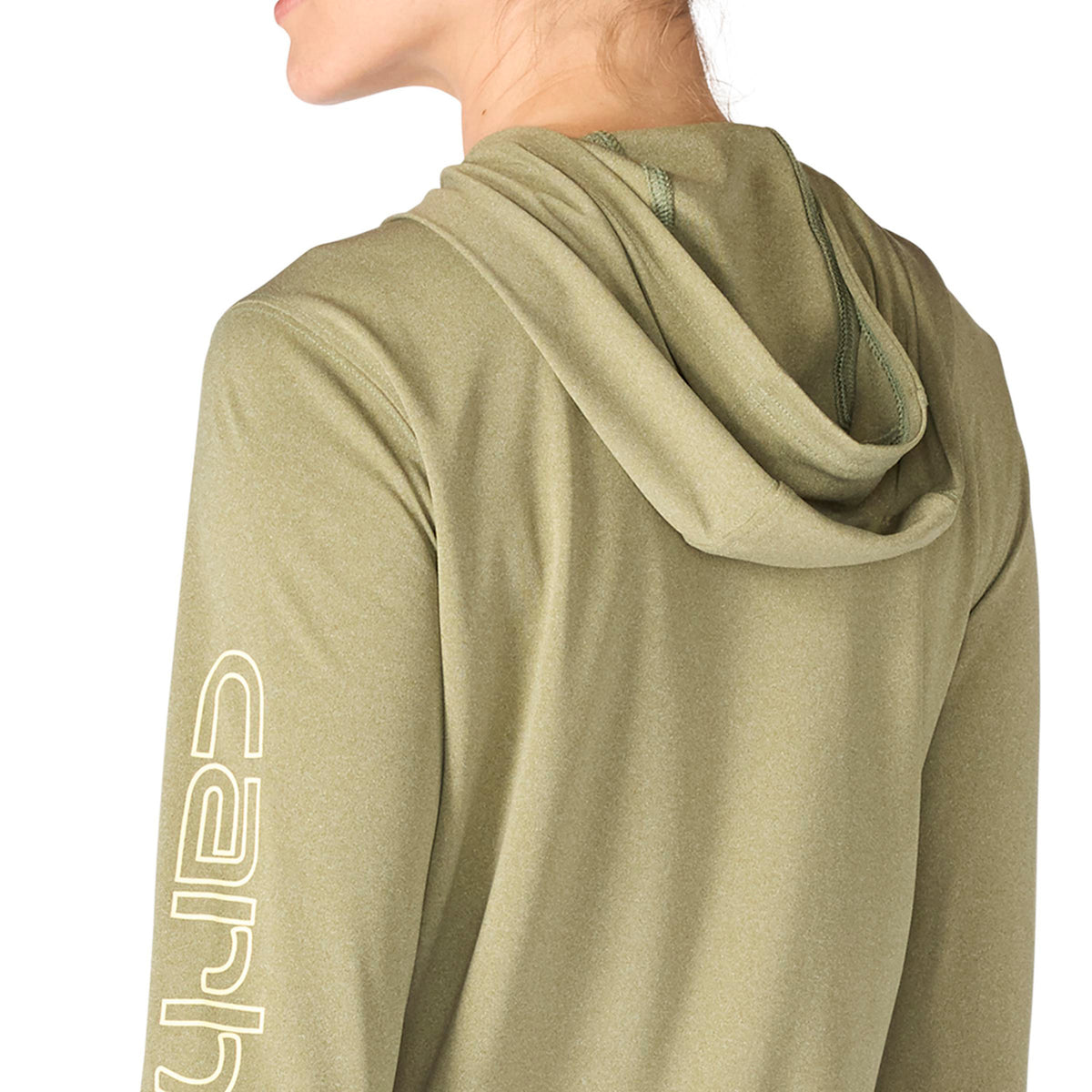 Carhartt Women's Force Sun Defender Relaxed Fit Long Sleeve Graphic Hooded T-Shirt - Work World - Workwear, Work Boots, Safety Gear