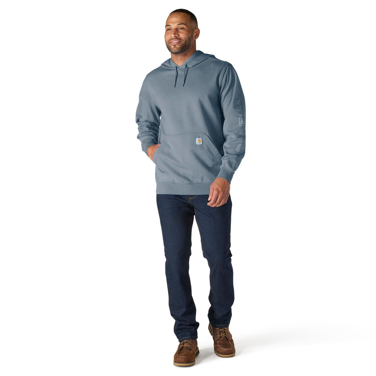 Carhartt Men's Re-Engineered Relaxed Fit Graphic French Terry Hoodie Sweatshirts & Hoodies Carhartt