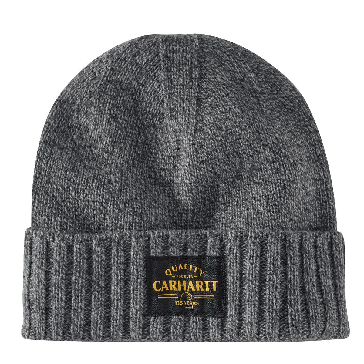 Carhartt Wool Knit Patch Beanie Hats & Caps Carhartt Shadow Weather Ash OS