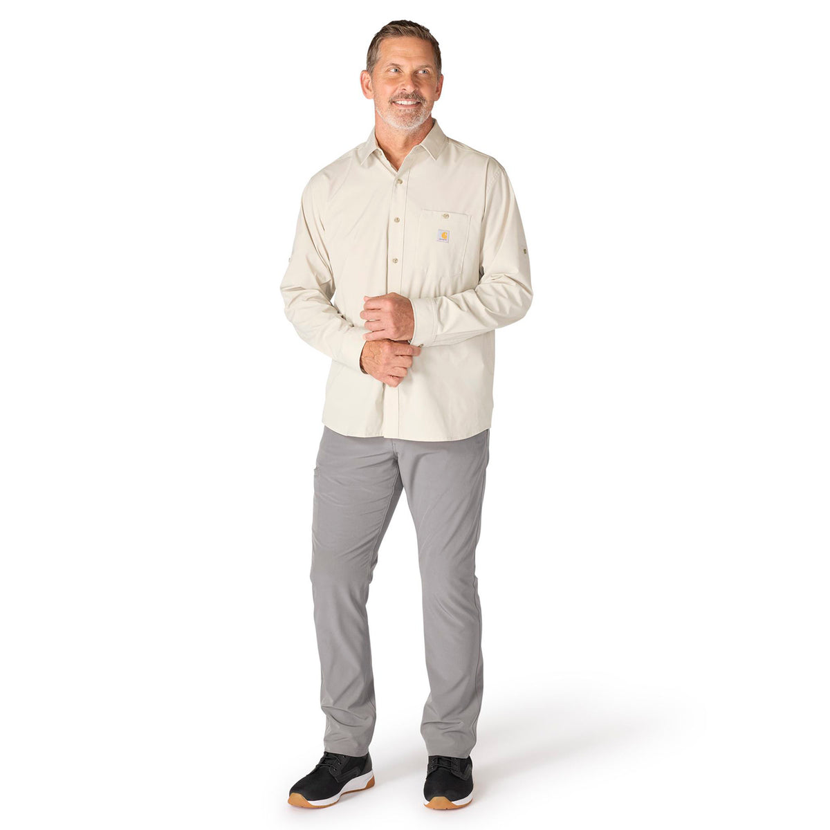 Carhartt Men's Force Sun Defender™ Woven Relaxed Long Sleeve Shirt - Work World - Workwear, Work Boots, Safety Gear