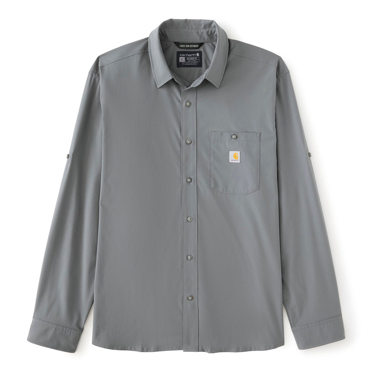 Carhartt Men's Force Sun Defender™ Woven Relaxed Long Sleeve Shirt - Work World - Workwear, Work Boots, Safety Gear