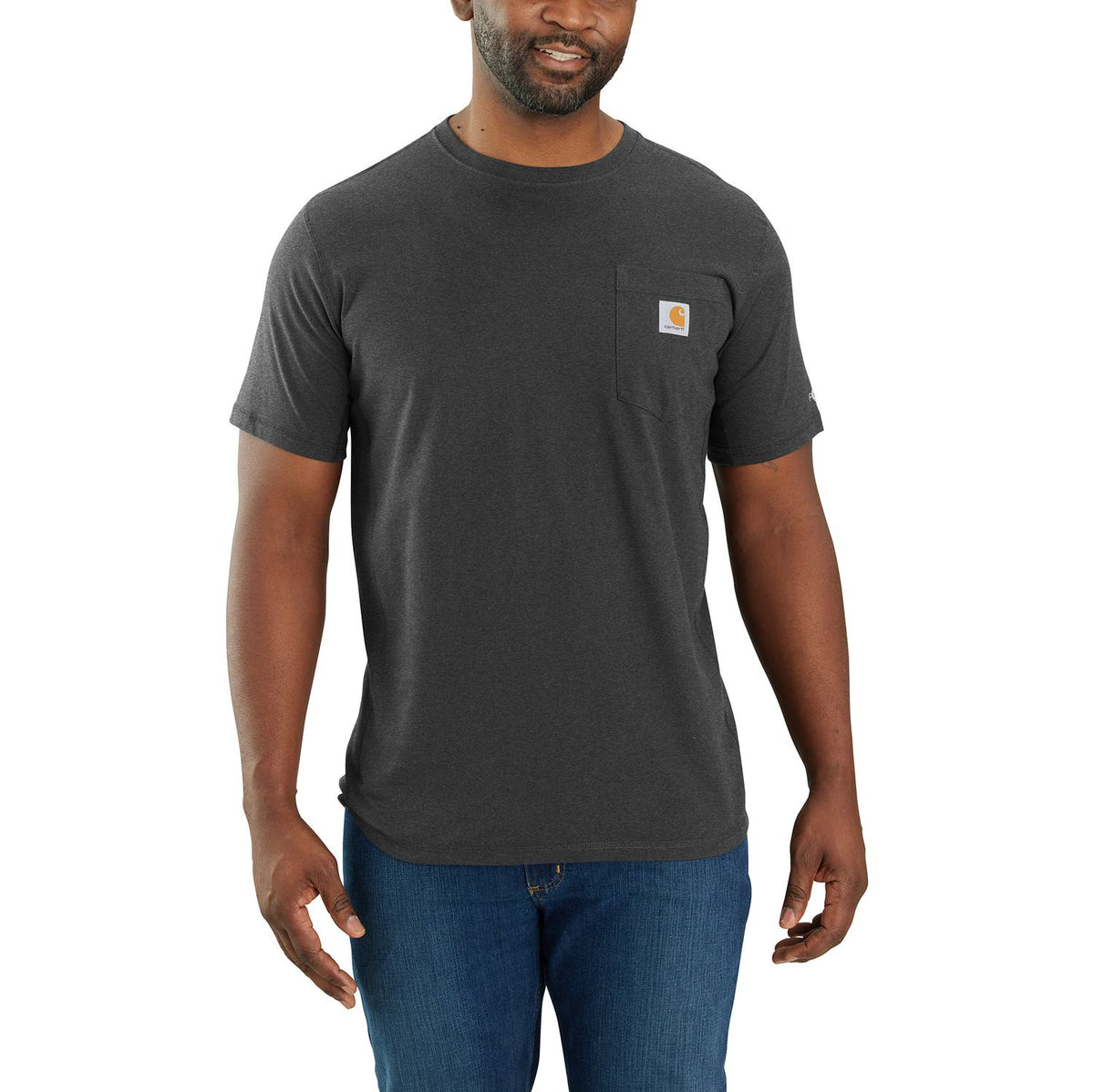 Carhartt Men's Force Relaxed T-Shirt T-Shirts Carhartt Carbon Heather 2XL Tall