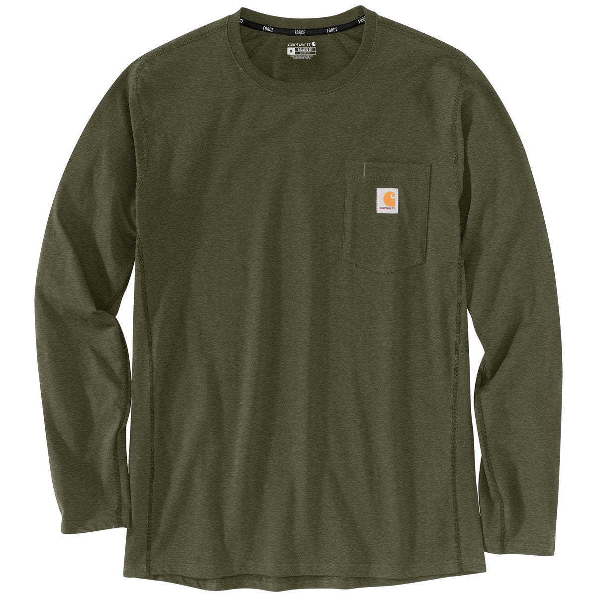Carhartt Men's Force® Relaxed Fit Long Sleeve Pocket T-Shirt Long Sleeve T-Shirts Carhartt