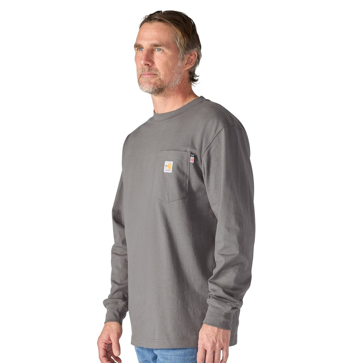 Carhartt Men's FR Force Irvine Loose Long Sleeve Eagle T-Shirt