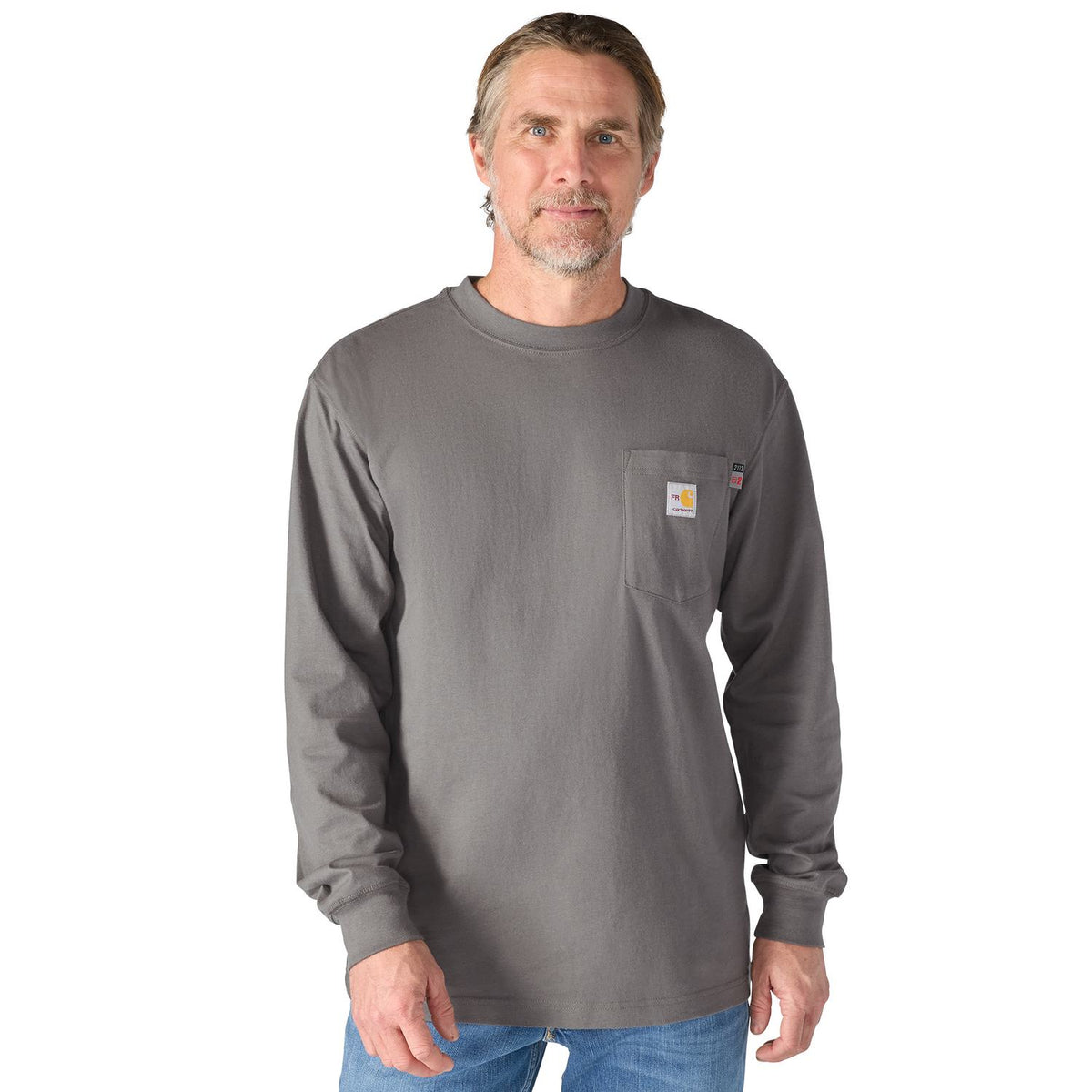 Carhartt Men's FR Force Irvine Loose Long Sleeve Eagle T-Shirt