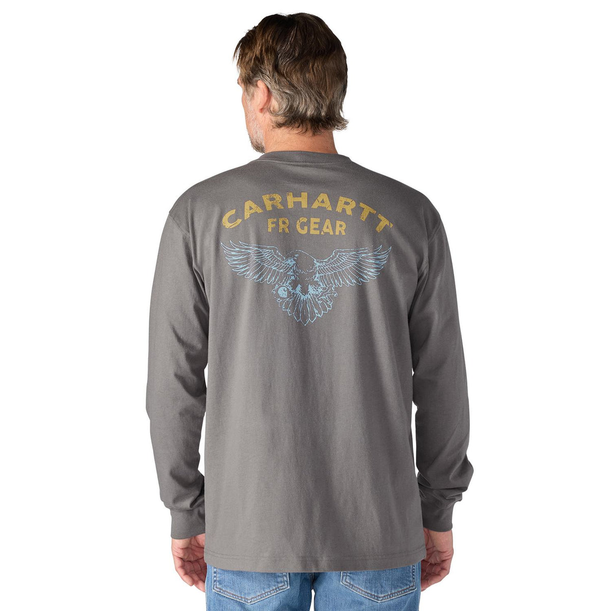 Carhartt Men's FR Force Irvine Loose Long Sleeve Eagle T-Shirt