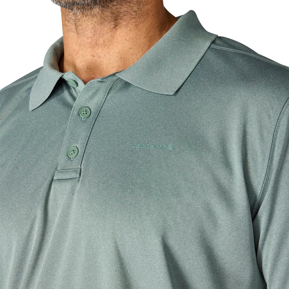 Carhartt Men's Force Sun Defender™ Relaxed Logo Polo Work Shirts Carhartt