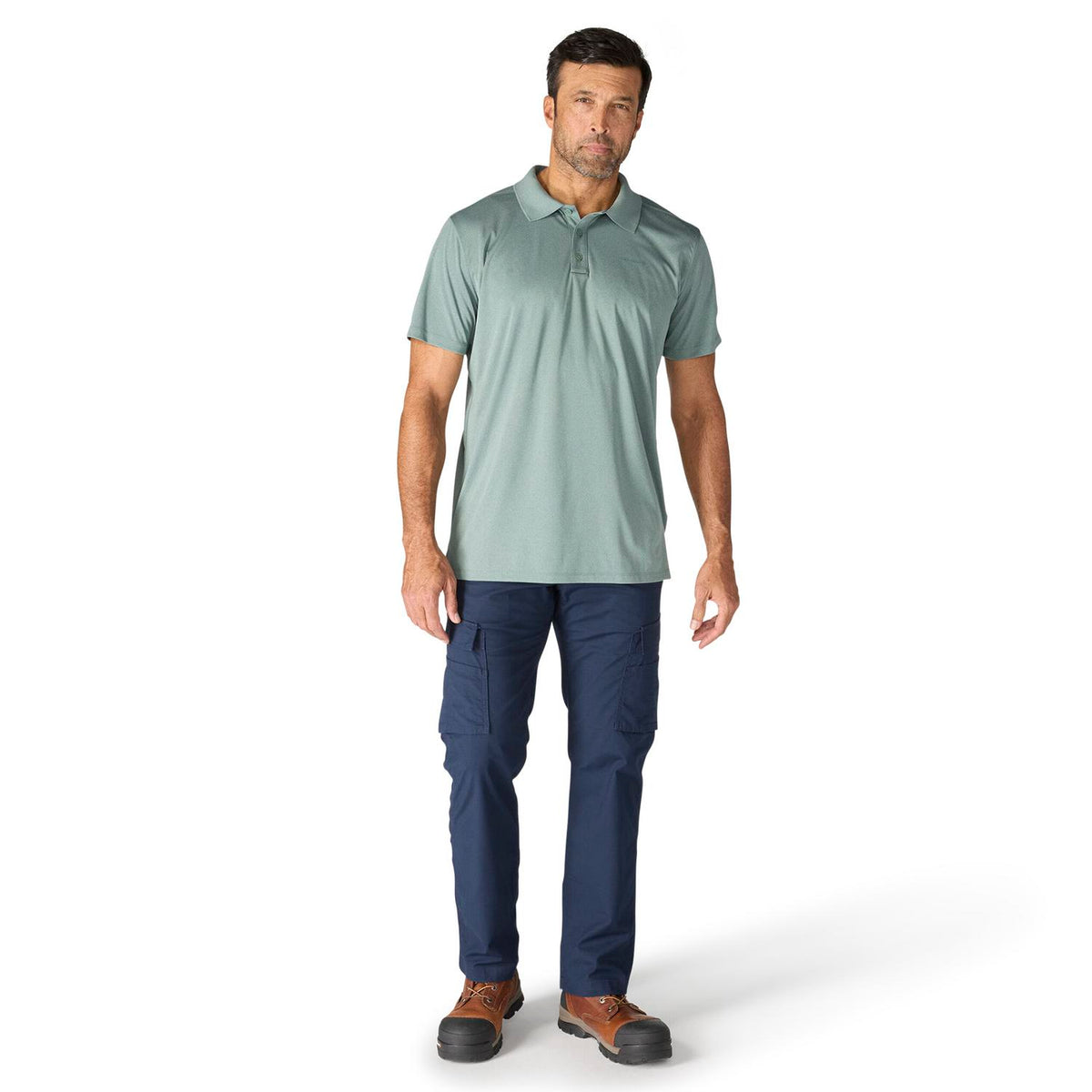 Carhartt Men's Force Sun Defender™ Relaxed Logo Polo Work Shirts Carhartt