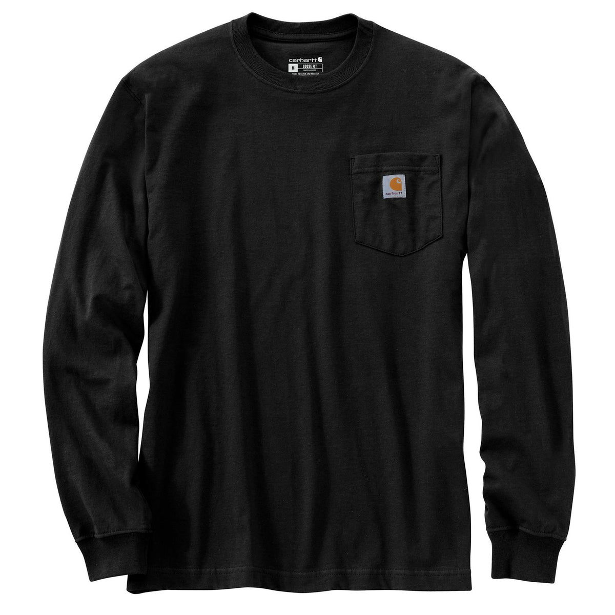 Carhartt Men's Loose Fit Heavyweight Long-Sleeve Pocket 1889 Graphic T-Shirt Long Sleeve T-Shirts Carhartt