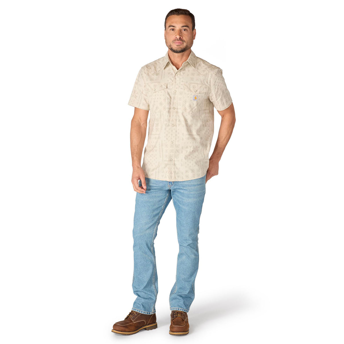 Carhartt Men's Montana Bozeman Relaxed SS Plaid Shirt - Work World - Workwear, Work Boots, Safety Gear