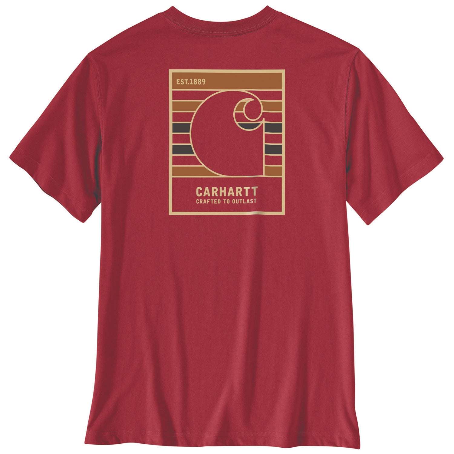 Carhartt Men's Irvine Relaxed Outlast T-Shirt T-Shirts Carhartt Amber Terrain Heather 2XL Reg