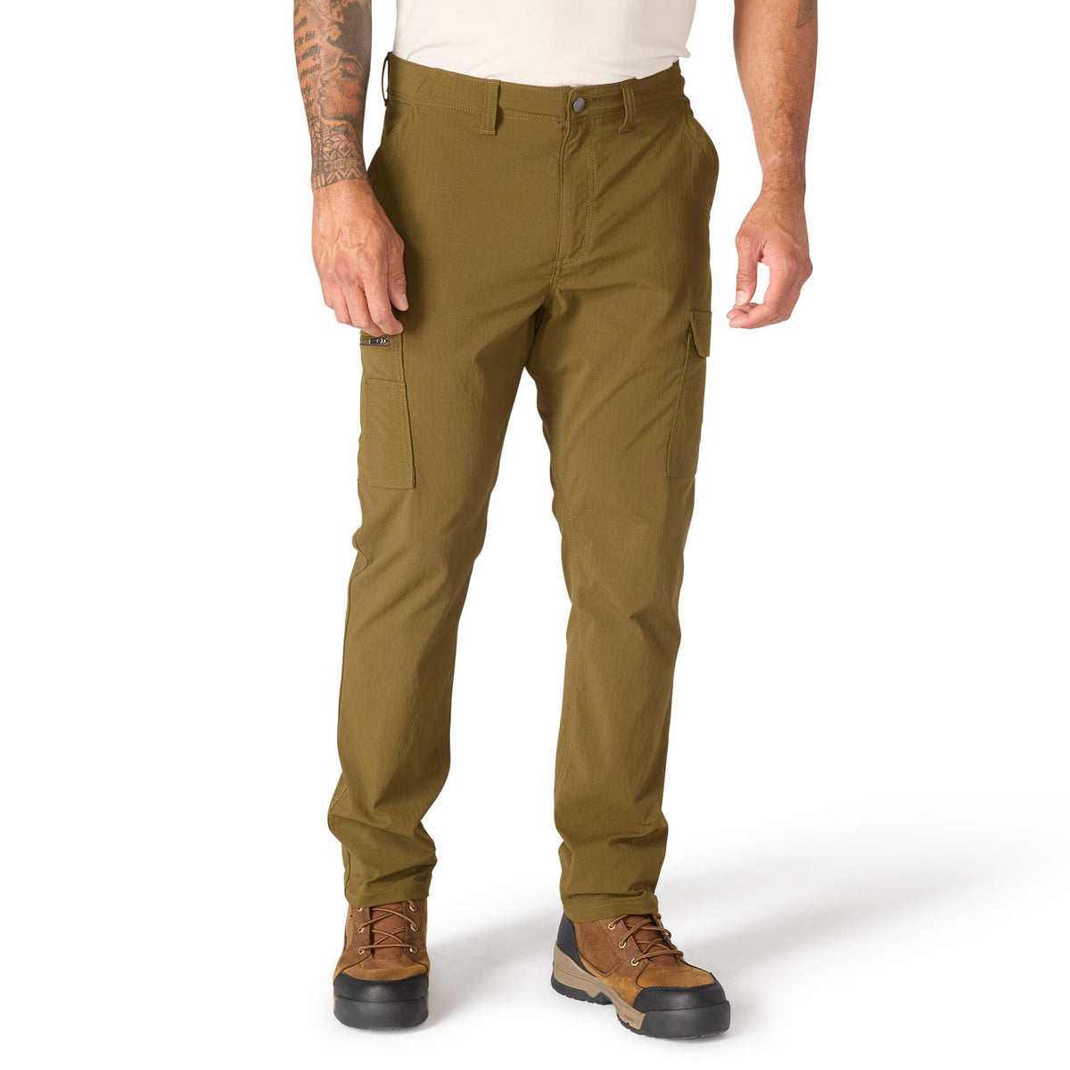 Carhartt Men's Relaxed Tapered Force Ripstop Cargo Pant Pants Carhartt Burnished Logs 30 30 Inseam