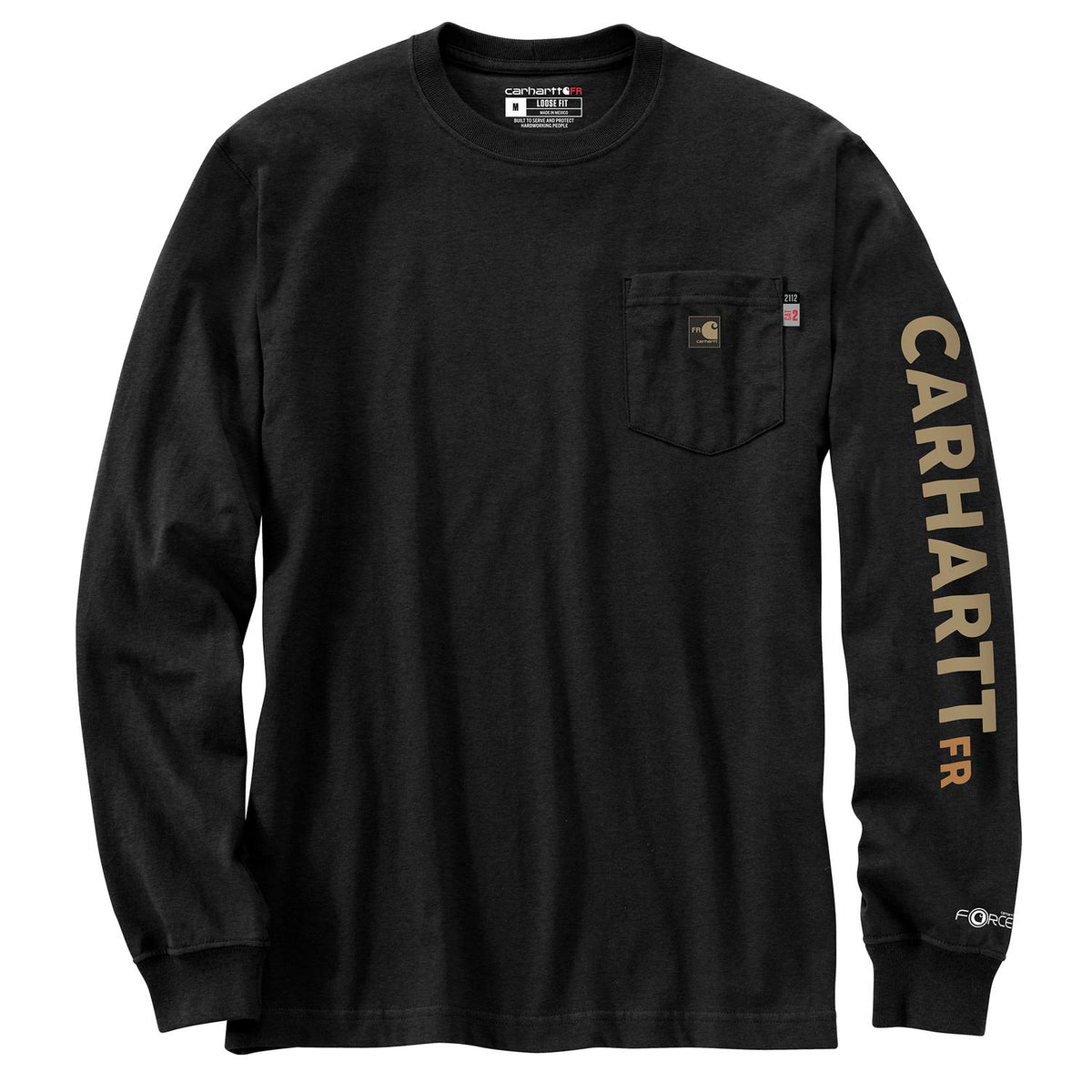 Carhartt Men's Flame-Resistant Force® Irvine Loose Long Sleeve Camo T-Shirt