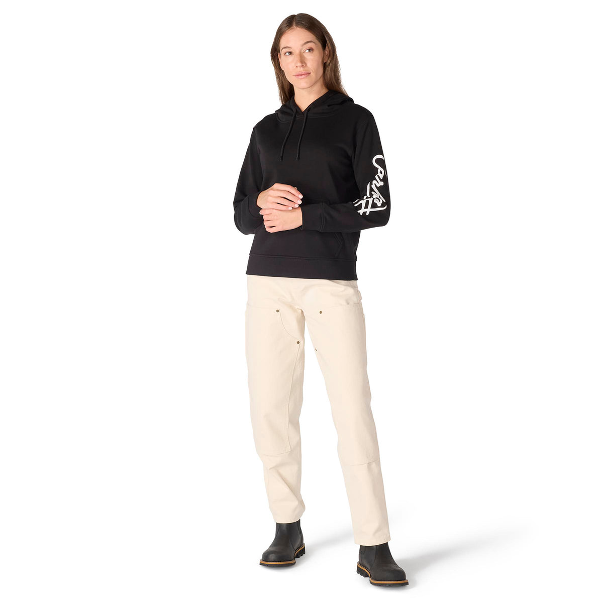 Carhartt Women's Sawyer Script Logo Sweatshirt - Work World - Workwear, Work Boots, Safety Gear