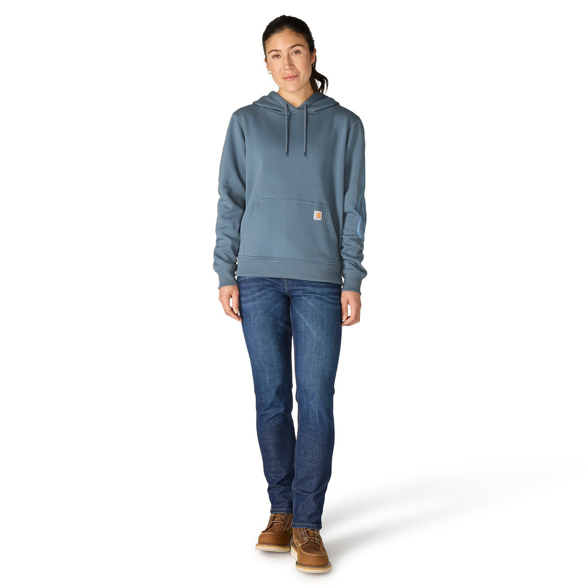 Carhartt Women's Sawyer Script Logo Sweatshirt - Work World - Workwear, Work Boots, Safety Gear