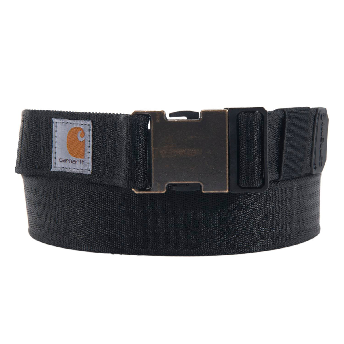 Carhartt Men's Rugged Flex Nylon Webbing Belt Belts & Suspenders Carhartt Black L